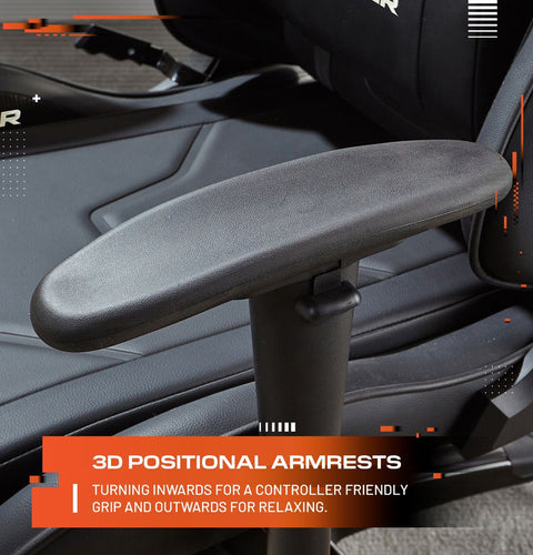 Agility eSports Gaming Bürostuhl - Carbon Schwarz - X Rocker EU