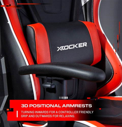 Agility eSports Gaming Bürostuhl - Rot - X Rocker EU