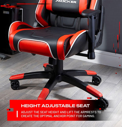 Agility eSports Gaming Bürostuhl - Rot - X Rocker EU