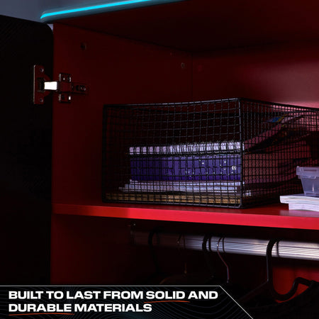 Carbon-Tek Gaming Kleiderschrank mit LED-Beleuchtung