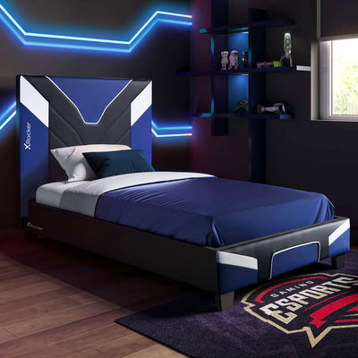 Cerberus MKII Gaming & Racing Bett - Blau - X Rocker EU