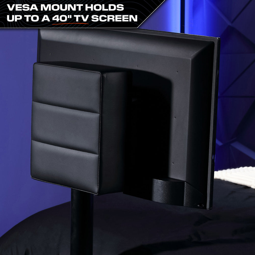 Cerberus Twist Einzel Gaming TV Bett – Blau