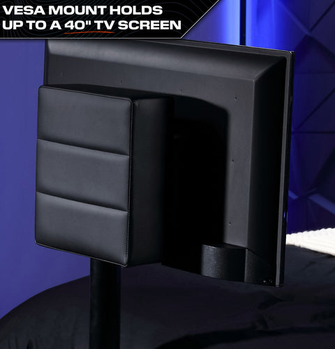 Cerberus Twist Einzel Gaming TV Bett – Blau