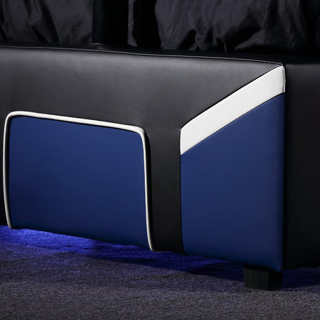 Cerberus Twist Einzel Gaming TV Bett – Blau