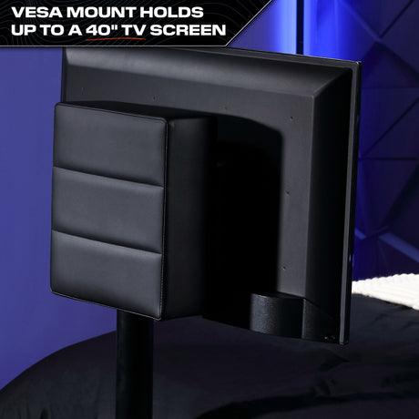 Cerberus Twist Einzel Gaming TV Bett – Rot