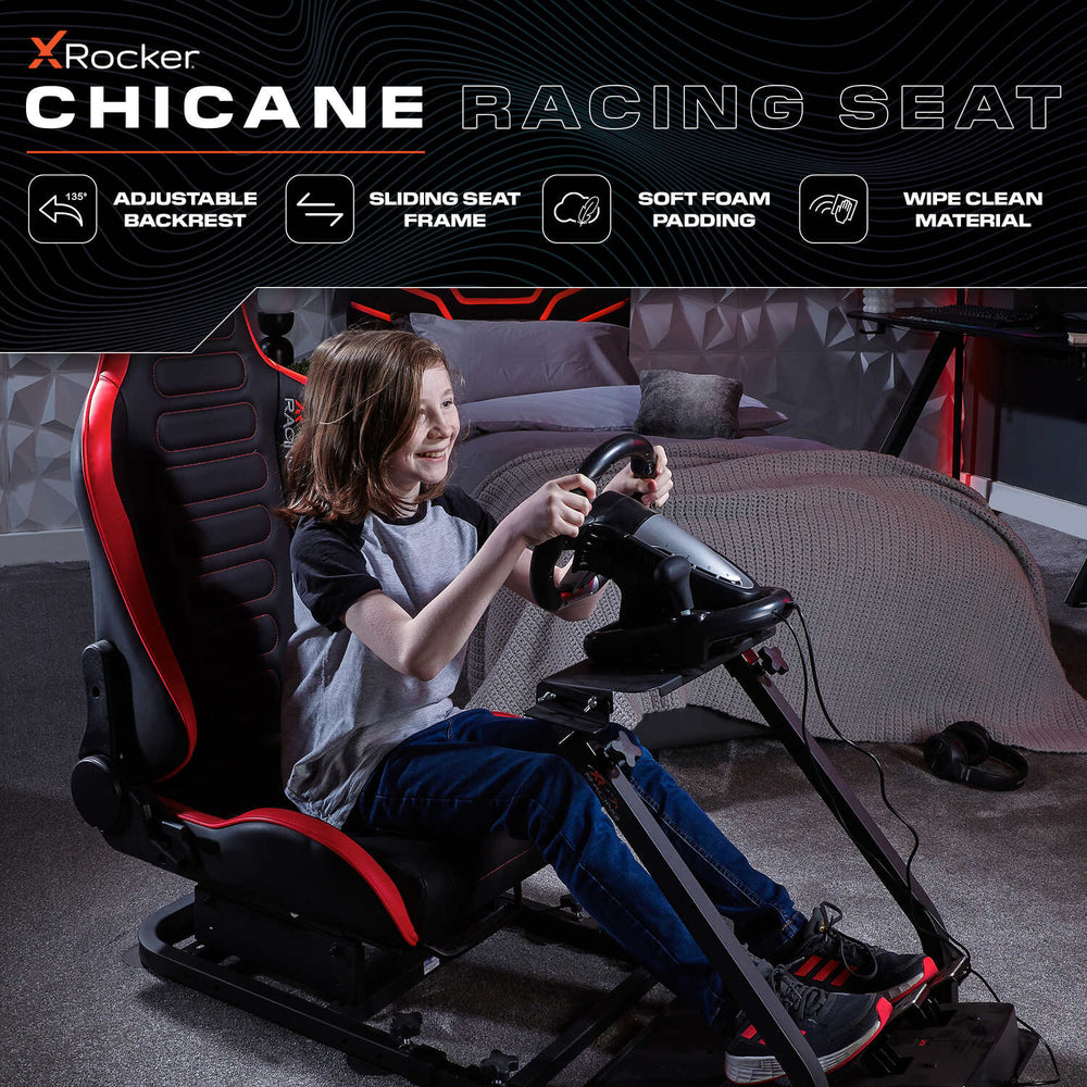 XR Racing Chicane Racing Sim Cockpit Gaming-Stuhl