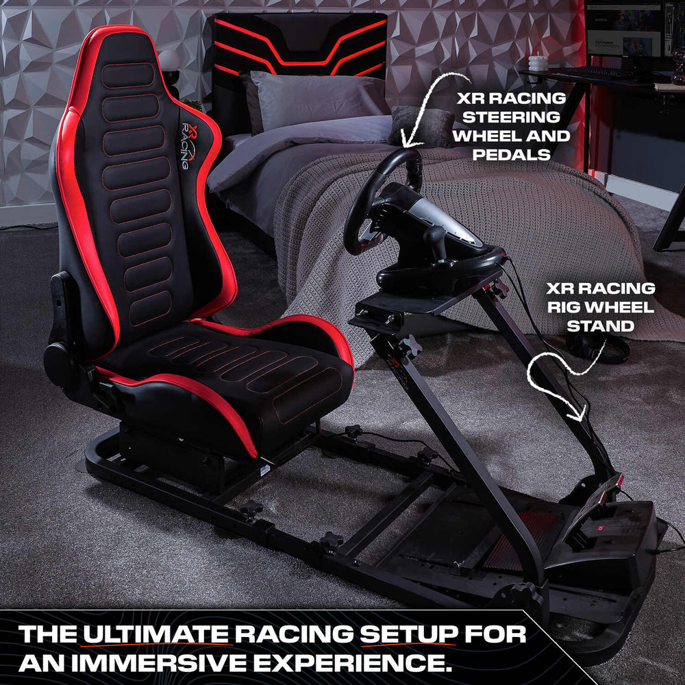 XR Racing Chicane Racing Sim Cockpit Gaming-Stuhl