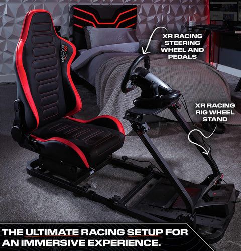 XR Racing Chicane Racing Sim Cockpit Gaming-Stuhl