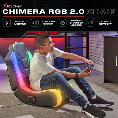 Chimera RGB 2.0 Neo Motion™ LED Floor Rocker Gaming Bodensessel - X Rocker EU