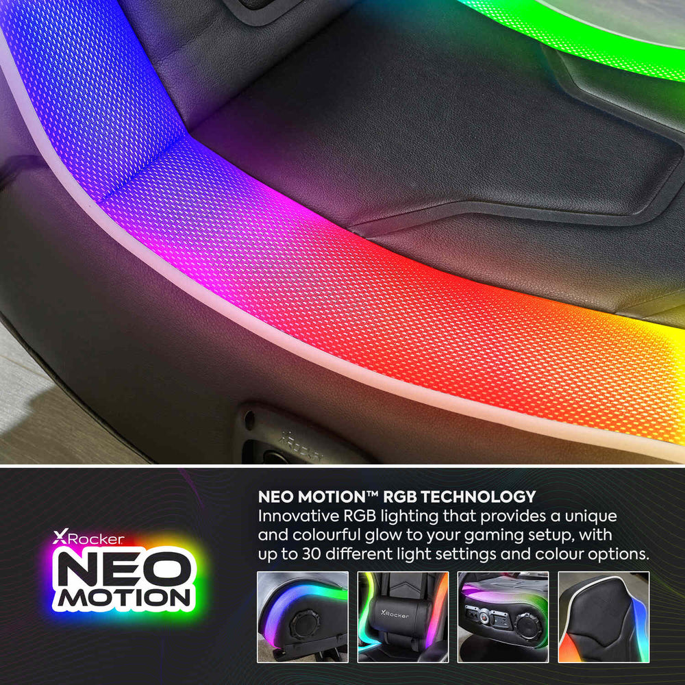 Chimera RGB 2.0 Neo Motion™ LED Floor Rocker Gaming Bodensessel - X Rocker EU