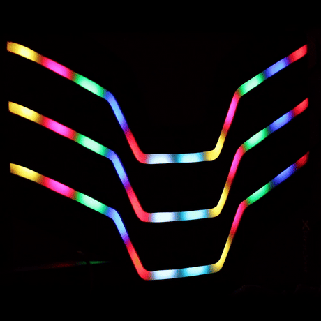 Cosmos LED Einzel Ottoman Gaming Bett für Kinder & Jugendliche – RGB-Beleuchtung