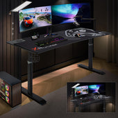 Cougar XL Höhenverstellbarer Ultra Wide Aluminium Carbon Gaming Tisch