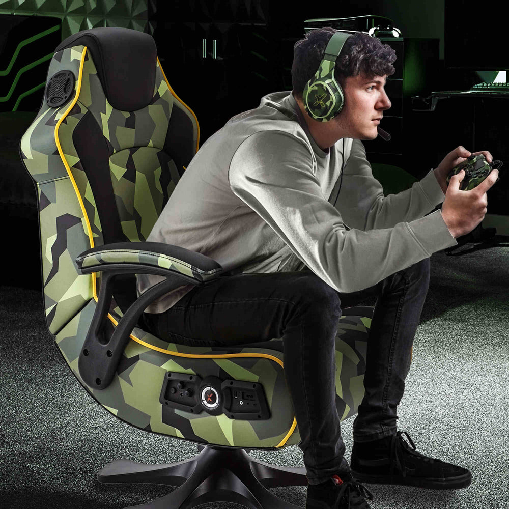 Covert Ops 2.1 Bluetooth Gaming & Entertainment Sessel – Camo