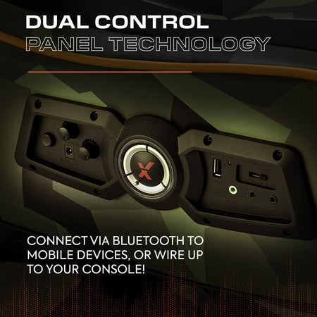 X Rocker Covert Ops Audio Konsolen Gaming Stuhl – Schwarz Camo