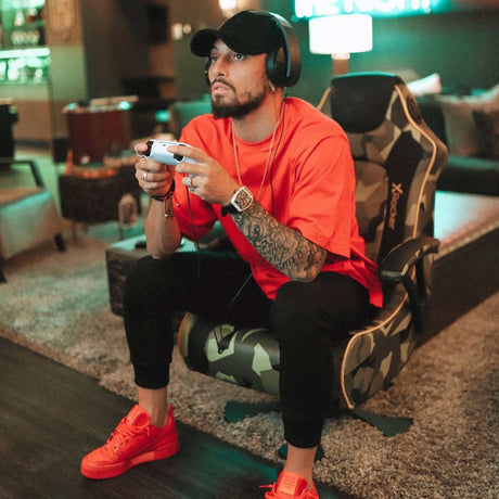 X Rocker Covert Ops Audio Konsolen Gaming Stuhl – Schwarz Camo