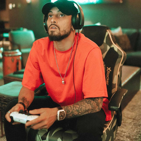 X Rocker Covert Ops Audio Konsolen Gaming Stuhl – Schwarz Camo