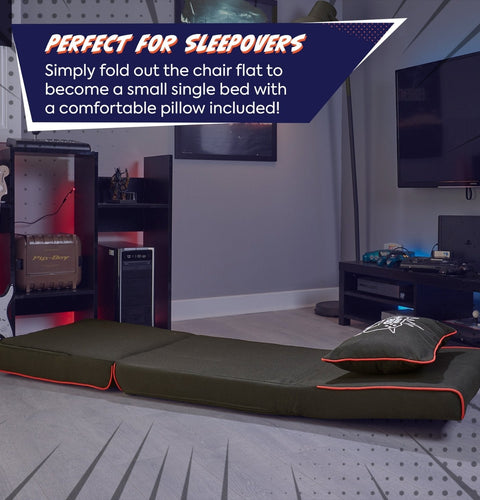 Crash Pad JR Gaming Klappsessel & Schlafmatratze - X Rocker EU