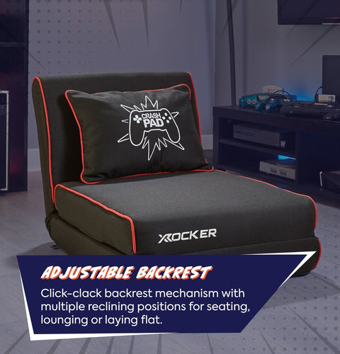 Crash Pad JR Gaming Klappsessel & Schlafmatratze - X Rocker EU
