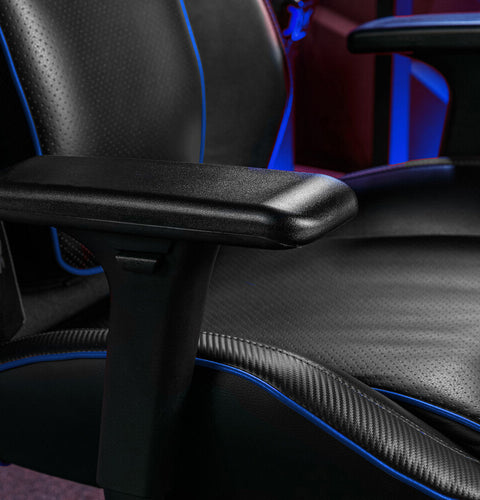 Drogon Luxus Gaming Chefsessel Bürodrehstuhl - Blau - X Rocker EU