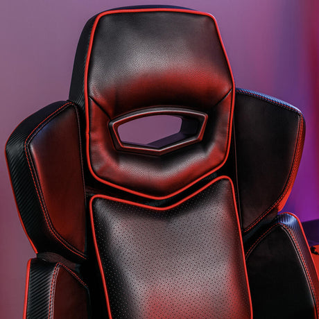 Drogon Luxus Gaming Chefsessel Bürodrehstuhl - Rot - X Rocker EU