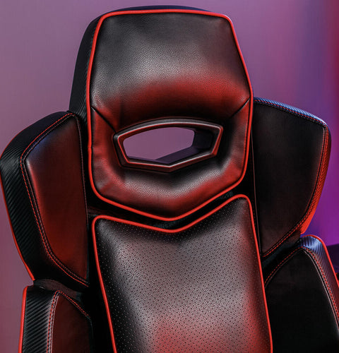 Drogon Luxus Gaming Chefsessel Bürodrehstuhl - Rot - X Rocker EU