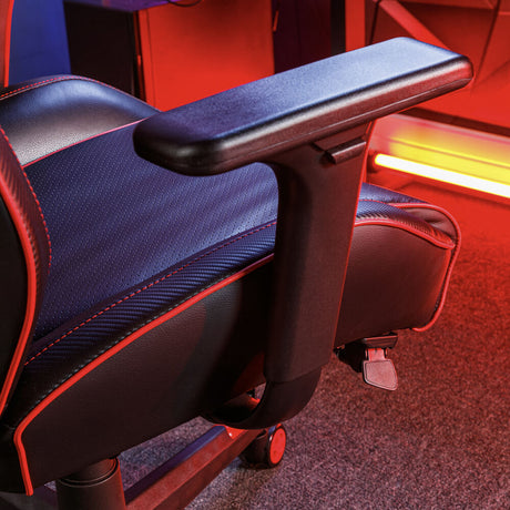Drogon Luxus Gaming Chefsessel Bürodrehstuhl - Rot - X Rocker EU