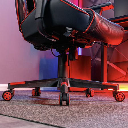 Drogon Luxus Gaming Chefsessel Bürodrehstuhl - Rot - X Rocker EU