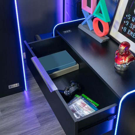 Electra Gaming Schubladen-Kommode mit RGB-Beleuchtung