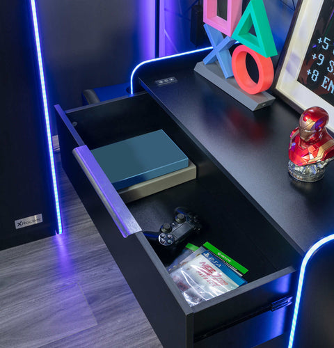 Electra Gaming Schubladen-Kommode mit RGB-Beleuchtung