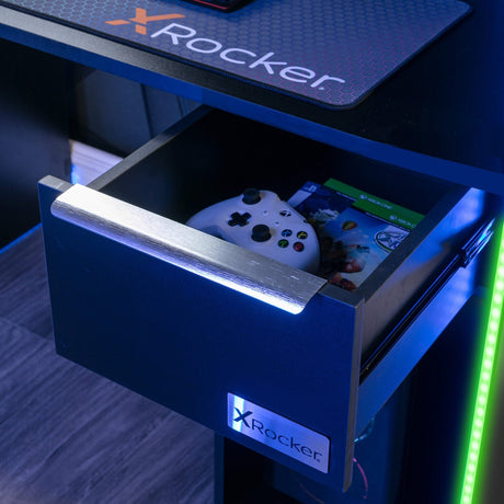 Electra Gaming Schreibtisch mit RGB-Beleuchtung & Wireless Charging