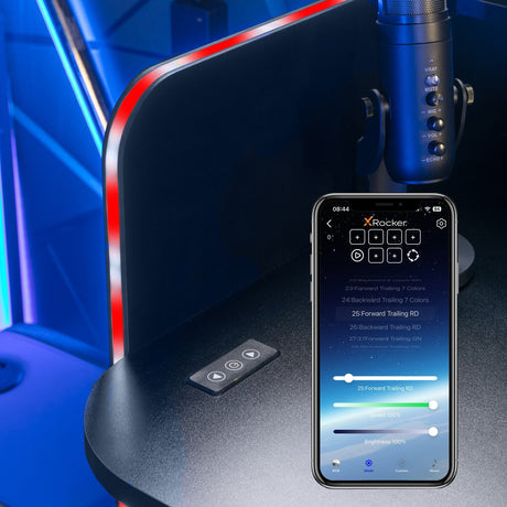 Electra Gaming Schreibtisch mit RGB-Beleuchtung & Wireless Charging