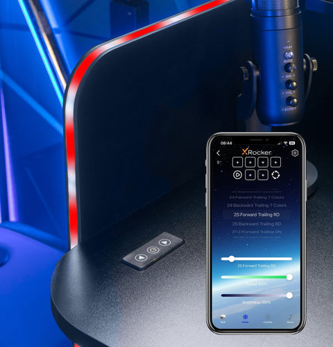 Electra Gaming Schreibtisch mit RGB-Beleuchtung & Wireless Charging