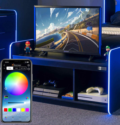 Electra Gaming TV-Board mit Neo Motion Sync™ RGB-Beleuchtung - X Rocker EU