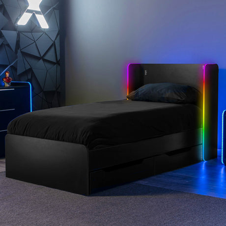 Electra Gaming Bett mit RGB-Beleuchtung