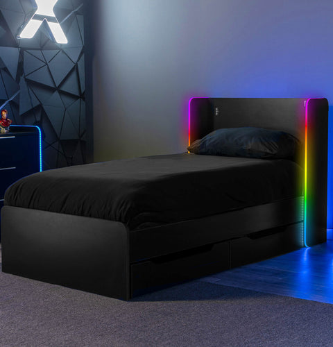 Electra Gaming Bett mit RGB-Beleuchtung