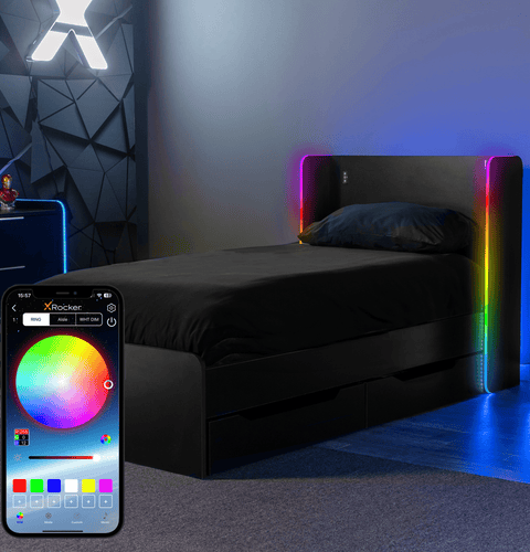 Electra Gaming Bett mit RGB-Beleuchtung