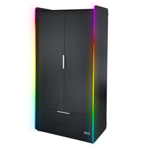 Electra Gaming Kleiderschrank mit RGB-Beleuchtung & App-Steuerung