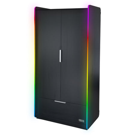 Electra Gaming Kleiderschrank mit RGB-Beleuchtung & App-Steuerung