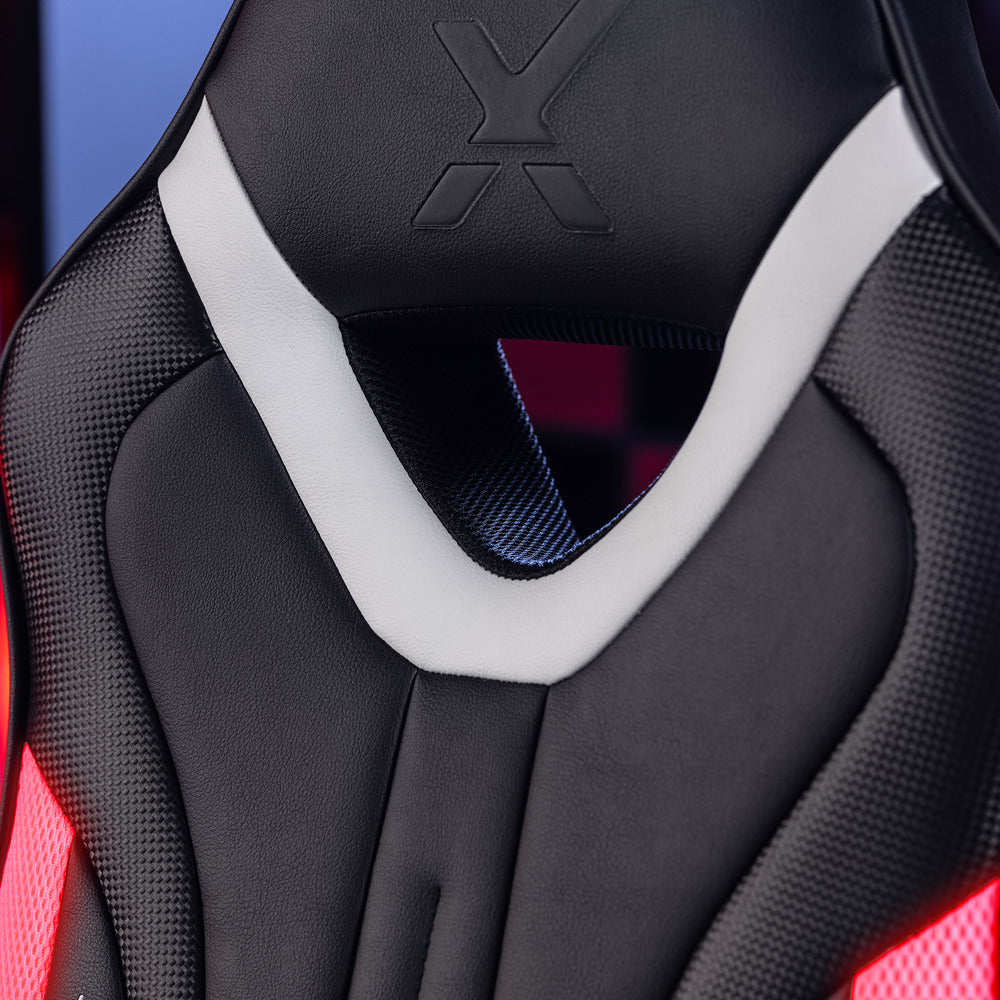 Fury RGB 2.1 Gaming Sessel mit RGB Beleuchtung & 2.1 Soundsystem - X Rocker EU