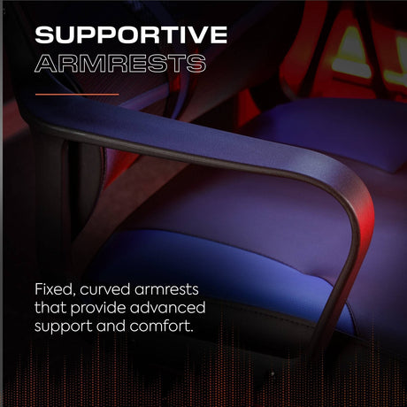 Helix Gaming Bürodrehstuhl mit Mesh Netzstoff Rückenlehne - Blau
