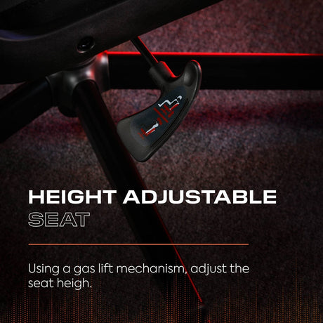 Helix Gaming Bürodrehstuhl mit Mesh Netzstoff Rückenlehne - Blau