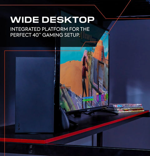 HQ Gaming Hochbett mit XL Schreibtisch & Leiter - X Rocker EU