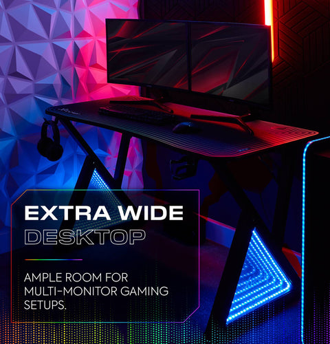 Infinity RGB - Gaming Schreibtisch mit Neo Motion Sync™ Beleuchtung & App-Steuerung