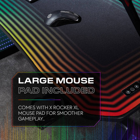 Infinity RGB Gaming Schreibtisch mit Neo Motion Sync™ Beleuchtung & App-Steuerung