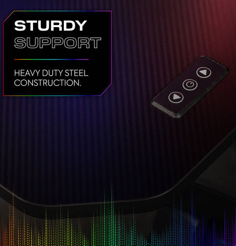 Infinity RGB - Gaming Schreibtisch mit Neo Motion Sync™ Beleuchtung & App-Steuerung