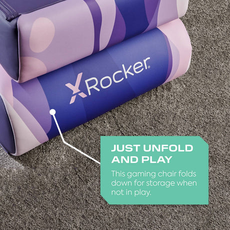 Video Rocker Gaming Bodensessel - Lava Pink - X Rocker EU
