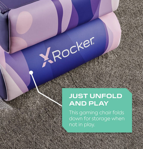 Video Rocker Gaming Bodensessel - Lava Pink - X Rocker EU