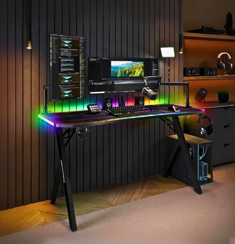 Lumio XL RGB - Gaming Schreibtisch mit Beleuchtung & App-Steuerung