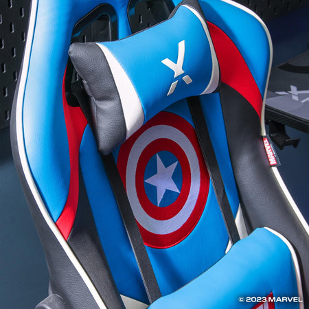 Marvel™ Champion Compact eSports Gaming Bürostuhl für Teenager - Captain America