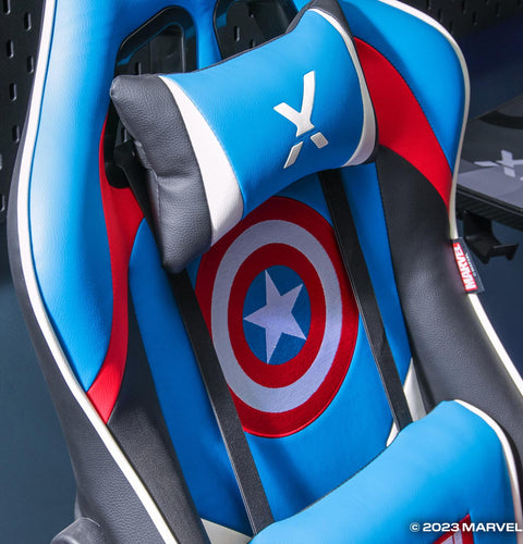 Marvel™ Champion Compact eSports Gaming Bürostuhl für Teenager - Captain America